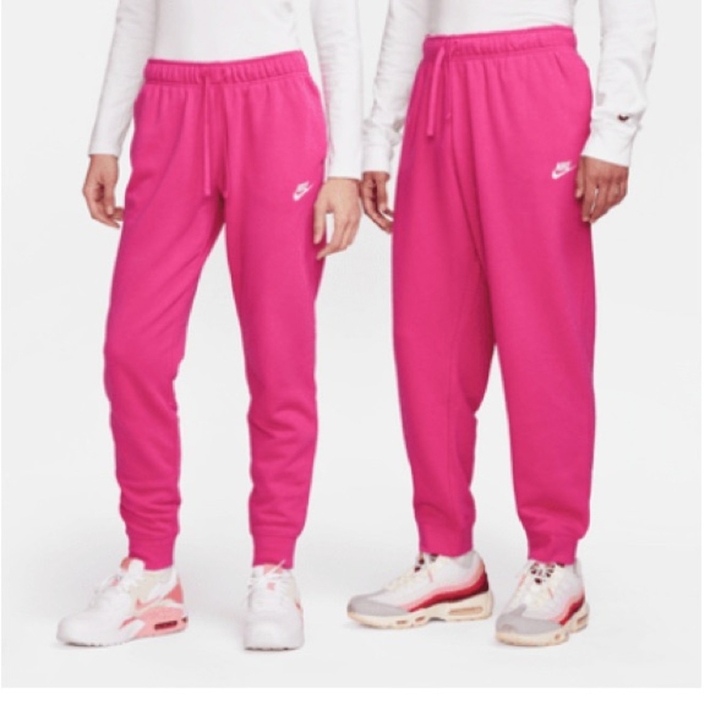 Nike Women's Joggers - Fireberry and White